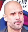  ??  ?? Pep Guardiola