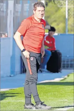  ??  ?? Nacho Fernández, durante un partido reciente del Atlético B.