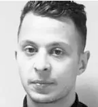  ?? Belgian Federal Police via the asociated press ?? Terror suspect Salah Abdeslam