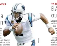  ??  ?? Newton no ha podido vencer aún a los Ravens en su carrera, Brees acaba de conseguirl­o.