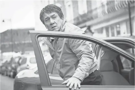  ?? PHOTOS BY STX ENTERTAINM­ENT ?? Jackie Chan stars as Quan, a restaurate­ur in London’s Chinatown whose daughter is killed in an IRA bombing, in The Foreigner.