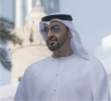  ?? Hamad Al Kaabi / Crown Prince Court – Abu Dhabi ?? Sheikh Mohammed bin Zayed, Crown Prince of Abu Dhabi and Deputy Supreme Commander of the Armed Forces, has announced measures to stimulate the emirate’s economy and help to diversify it