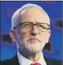  ??  ?? JEREMY CORBYN: The Labour leader sidesteppe­d questions about calls for a cabinet reshuffle.