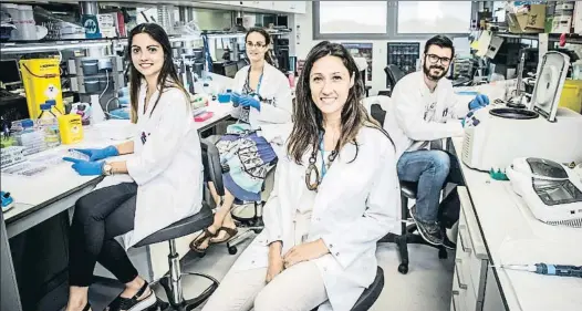  ?? LLIBERT TEIXIDÓ ?? Laura Soucek dirige un laboratori­o en el Vall d’Hebron Institut of Oncology (VHIO) y es la consejera delegada de la biotec Peptomyc