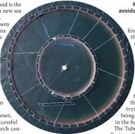  ??  ?? Mowi tests sea lice avoidance system in the Sound of Seil.