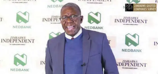  ?? ?? Nedbank's head of corporate banking Norman Gambiza
