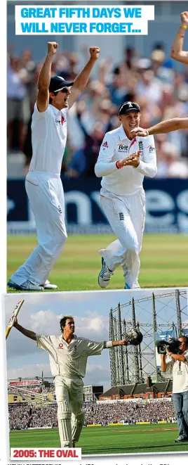  ??  ?? KEVIN PIETERSEN’S superb 158 earned a draw in the fifth Test as England won the Ashes for the first time in 18 years