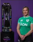  ?? ?? LEADERSHIP: Ireland’s co-captain Edel McMahon at the Six Nations launch last week