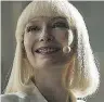  ??  ?? Tilda Swinton in Okja