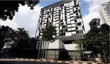  ?? SAMUEL ISAAC CHUA/THE EDGE SINGAPORE ?? Martin No. 38 is a freehold developmen­t that was completed in 2011