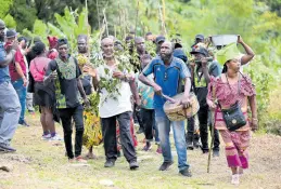  ?? FILE ?? In this 2022 photo, Accompong Maroons are seen celebratin­g their 285th anniversar­y.