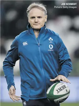  ?? Picture: Getty Images ?? JOE SCHMIDT