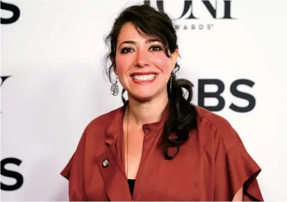  ??  ?? Director of “Hadestown” Rachel Chavkin is one of few female directors on Broadway today. — IC