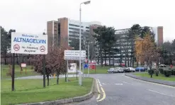  ??  ?? Altnagelvi­n Hospital in Londonderr­y