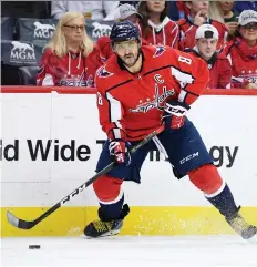  ?? NICK WASS/THE ASSOCIATED PRESS ?? Like fine wine, Washington Capitals captain Alex Ovechkin, 33, appears to be getting better with age.