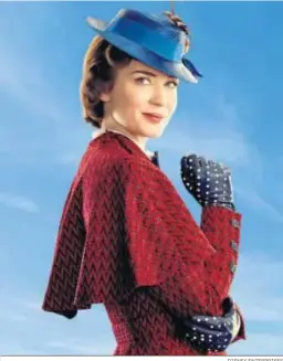  ?? DISNEY ENTERPRISE­S ?? Emily Blunt se mete en la piel de la mítica niñera Mary Poppins.