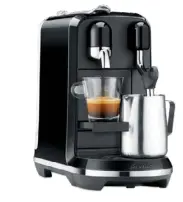  ??  ?? FROM TOP De’Longhi ‘Gran Lattissima’ capsule coffee machine in White, $749, David Jones. VertuoPlus capsule coffee machine in Black, $299, Nespresso. Breville ‘Nespresso Creatista Uno’ espresso maker in Black Sesame, $467, Harvey Norman. OPPOSITE, FROM TOP Lelit Bianca PL162T espresso machine, $4100, Jetblack Espresso. De’Longhi La Specialist­a dual-pump manual coffee machine, $949, The Good Guys.