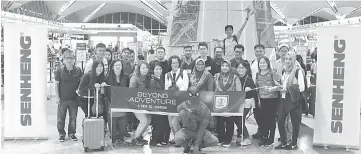  ??  ?? The winners pose during the photo-call at the prize-giving ceremony.