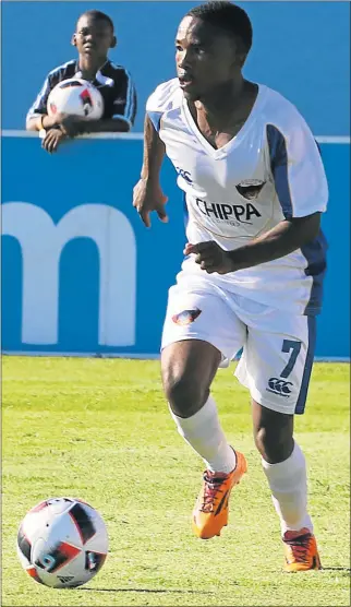  ?? Picture: MICHAEL PINYANA ?? ON A MISSION: Chippa United’s Paseka Mako will be hoping to see his side collecting maximum points when they take on Ajax Cape Town tonight