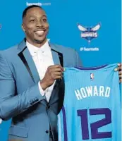  ?? CHUCK BURTON/ASSOCIATED PRESS ?? Magic fans can show their “love” for Dwight Howard when Charlotte visits Orlando on Feb. 14 — Valentine’s Day.