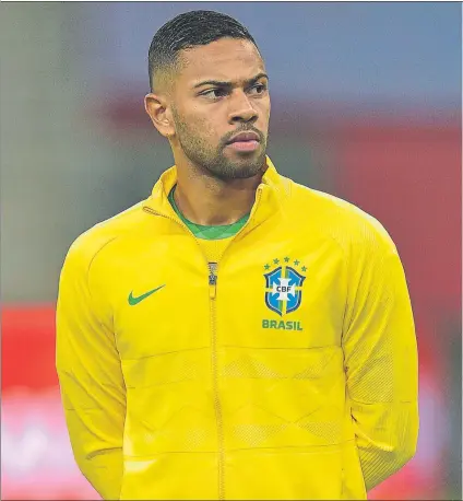  ?? FOTO: GETTY ?? Renan Lodi, que está jugando la Copa América con Brasil, es el único lateral izquierdo nato de la plantilla colchonera