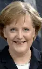  ??  ?? Angela Merkel