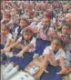  ?? DEEPAK GUPTA / HT ?? Girls being taught yoga during the event on Sunday.