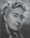  ?? FILE PHOTO ?? Agatha Christie is the “the gold standard” says contempora­ry writer Sophie Hannah.
