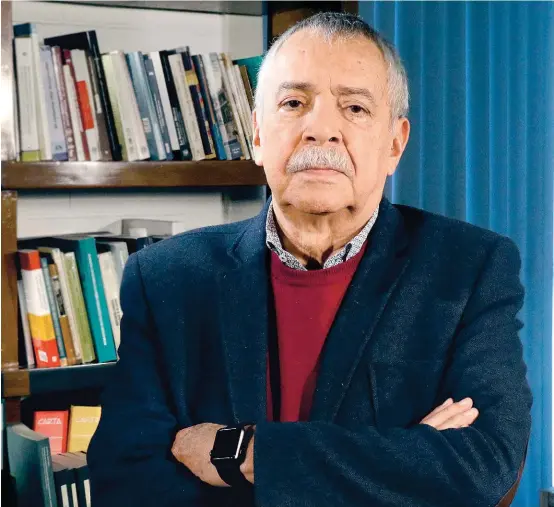  ??  ?? El intelectua­l Rolando Cordera Campos señaló que el movimiento de hace cinco décadas cambio su vida más allá de la metáfora.