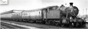  ?? R.O. TUCK ?? The astonishin­g sight of No. 5227 at Cardiff General on July 12 1957, after hauling the 12.20pm York-Swansea train from Llanwern.