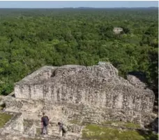  ?? BRETT GUNDLOCK PHOTOS/THE NEW YORK TIMES ?? The ruins of Calakmul, once the most powerful Mayan city-state.