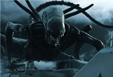  ??  ?? Alien: Covenant’s pacing never drags despite a little more than two-hour running time.