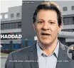  ??  ?? Vice e provável candidato do PT à Presidênci­a não pediu voto