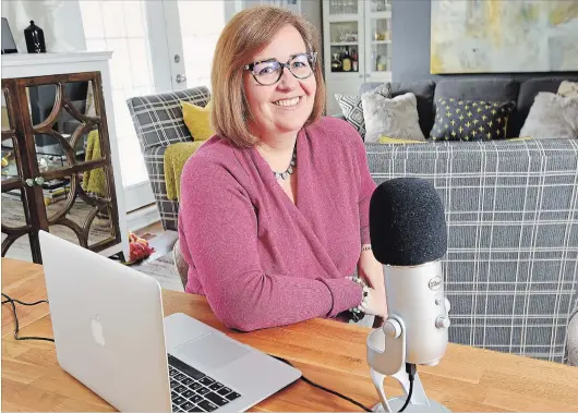 ?? JOHN RENNISON THE HAMILTON SPECTATOR ?? Janet Whalen is behind the podcast “She Breaks the Mold,” which focuses on women who push boundaries in their lives and careers.