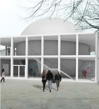  ?? FOTO: ALBERT FRANCE-LANORD (A)RCHITECTS ?? NYTT. Tekniska museet bygger ut och får en domteater och VR-arena.