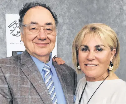  ?? UNITED JEWISH APPEAL VIA CP ?? Police say they believe Canadian billionair­e businessma­n Barry Sherman and his wife, Honey, were both murdered.