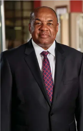  ?? Photo: BoN . ?? Raring to go… Bank of Namibia governor Johannes !Gawaxab.