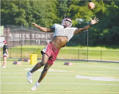  ?? PAUL W. GILLESPIE/BALTIMORE SUN MEDIA GROUP ?? In 38 career games, senior wide receiver Ethon Williams has 137 receptions for 2,291 yards and 32 touchdowns for Broadneck.