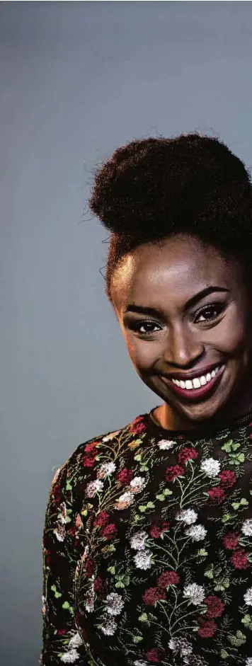  ?? (STEPHEN VOSS/REDUX) ?? Chimamanda Ngozi Adichie, 40 ans, a deux amours: la littératur­e et le féminisme.