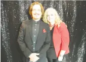  ??  ?? Well-known actor Kim Coates is pictured with gala committee member Sara Shaak.