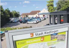  ?? FOTO: UNO ?? Können die Bürger über die weitere Entwicklun­g am Stadthalle­nareal in Riedlingen abstimmen? Die Zeichen stehen auf Bürgerents­cheid.