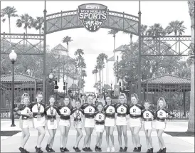 ?? Photo submitted ?? Members of Revolution All Star Cheer are shown during their trip to Orlando.