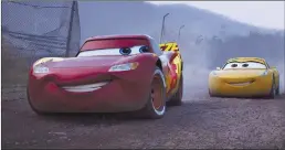  ??  ?? “Cars 3” topped the weekend box office, earning $53.5 million.