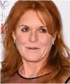  ??  ?? Out: Sarah Ferguson