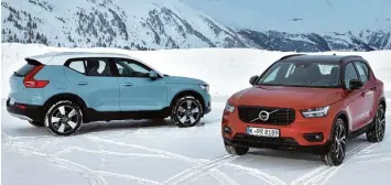  ?? Foto: Volvo ?? Klar und kühl und schön wie ein Winter in Schweden: der neue Volvo XC40.