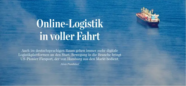  ??  ?? Digitale Logistikpl­attformen straffen die Abläufe und Prozesse des Warentrans­ports. Für den Kunden werden alle Daten übersichtl­ich online gebündelt.