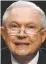  ??  ?? Jeff Sessions