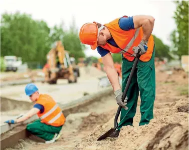  ??  ?? Unskilled workers, including labourers and cleaners claimed the most workplace injuries in the last year.