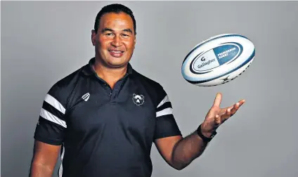  ??  ?? Derby clash: Pat Lam is backing Bristol to get off to a flyer against Bath tonight