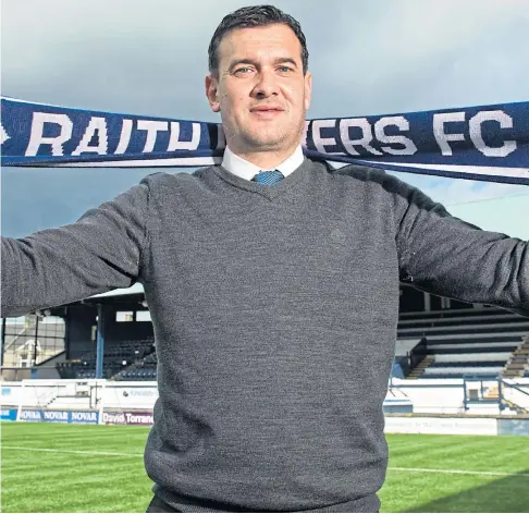  ?? ?? APPRAISAL: Raith Rovers manager Ian Murray found much to be happy about in the draw against Kelty Hearts.